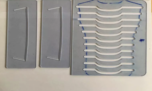 Transparent with Blue Tint Rigid PVC Garment Sheet