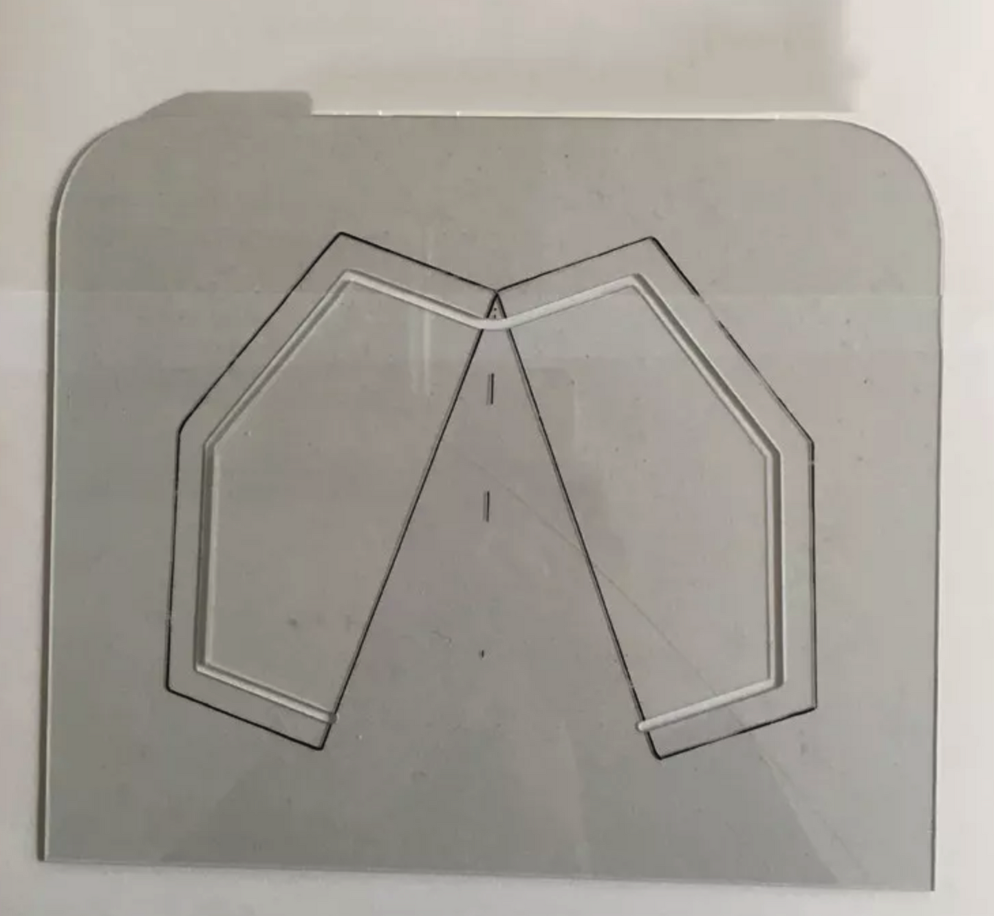 Transparent with Blue Tint Rigid PVC Garment Sheet