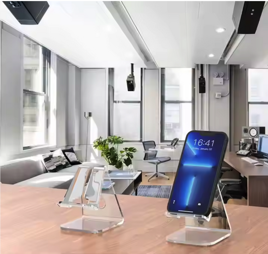 Clear Acrylic Mobile Phone Stand Universal Holder