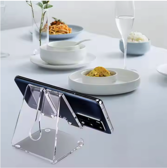 Clear Acrylic Mobile Phone Stand Universal Holder