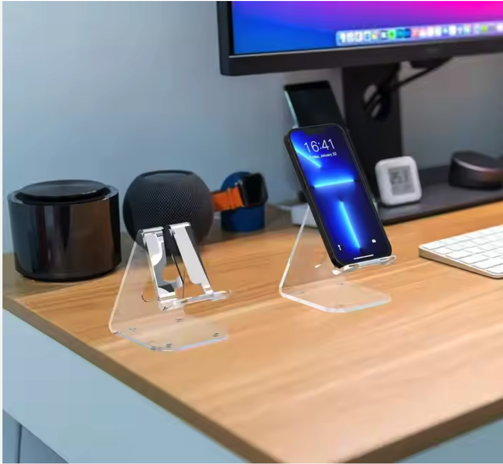Clear Acrylic Mobile Phone Stand Universal Holder