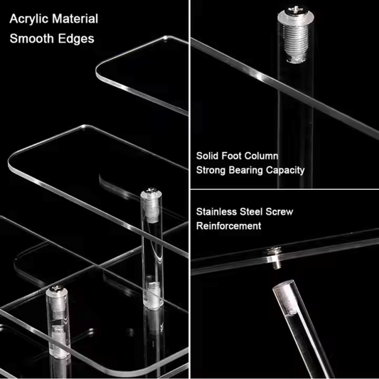 4 Layers Eyeglass Acrylic Display Stand Holder
