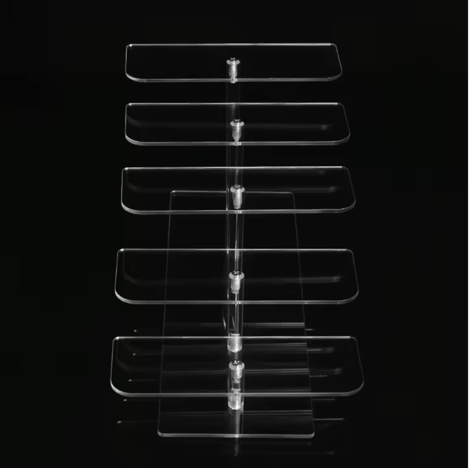 4 Layers Eyeglass Acrylic Display Stand Holder