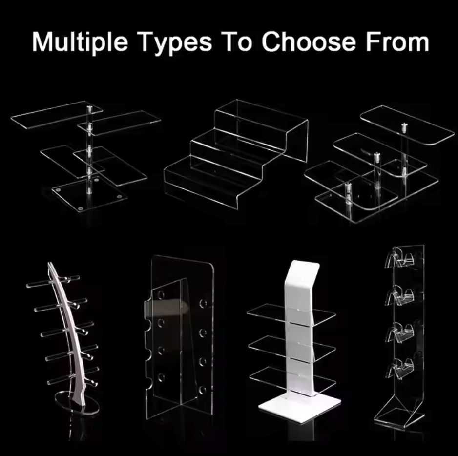4 Layers Eyeglass Acrylic Display Stand Holder