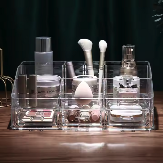 Acrylic Makeup Organizer for Cosmetic case Brushes Lipstick Eyeshadow