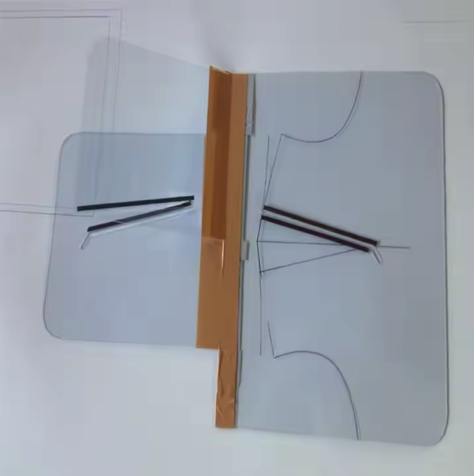 Size 900*1500mm Garment Sewing Templates PVC Sheet for Clothing Model