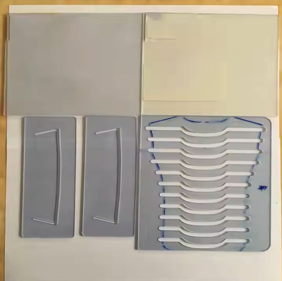 Size 900*1500mm Garment Sewing Templates PVC Sheet for Clothing Model