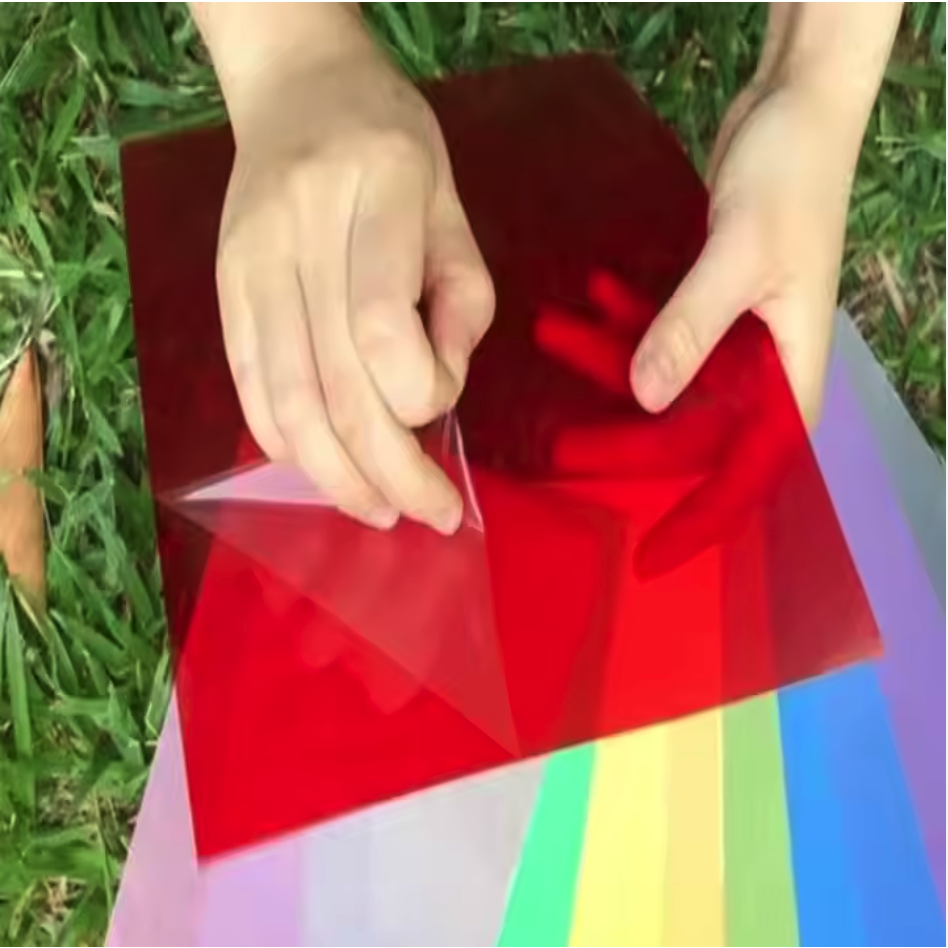 PVC colored transparent film