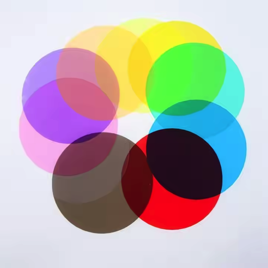 PVC colored transparent film