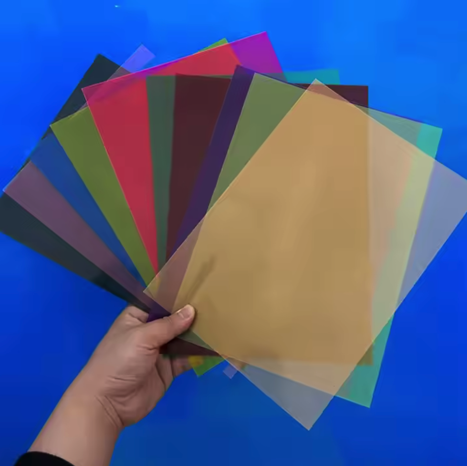 PVC colored transparent film