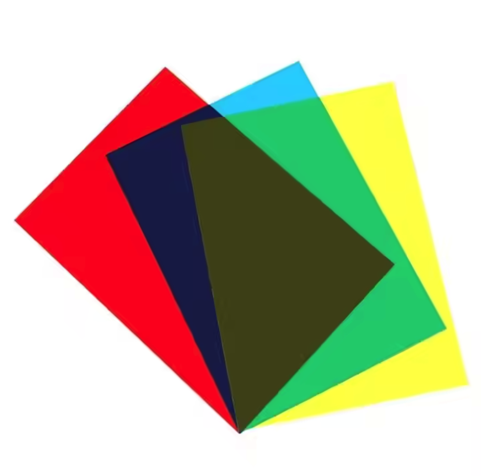 PVC colored transparent film
