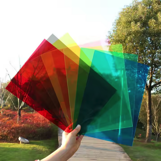 PVC colored transparent film