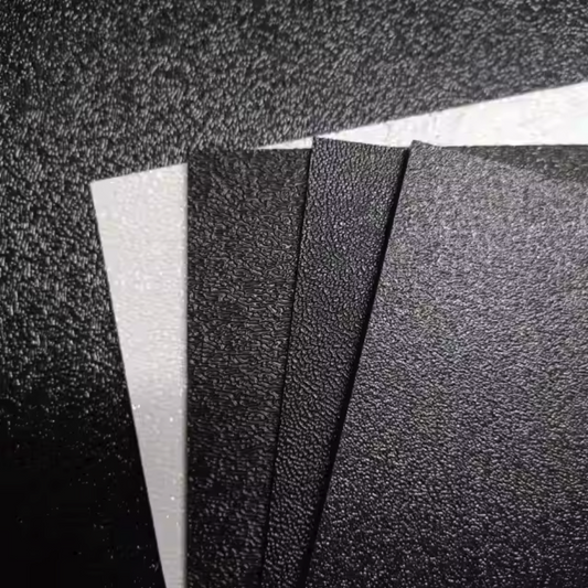 Virgin Material Advertising Board Laminating ABS Patterned Plastic Sheet