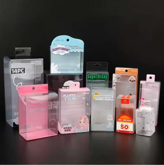 Transparent Plastic Printed PVC Box Display Packaging