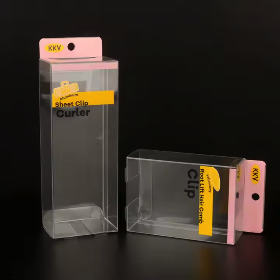 Transparent Plastic Printed PVC Box Display Packaging