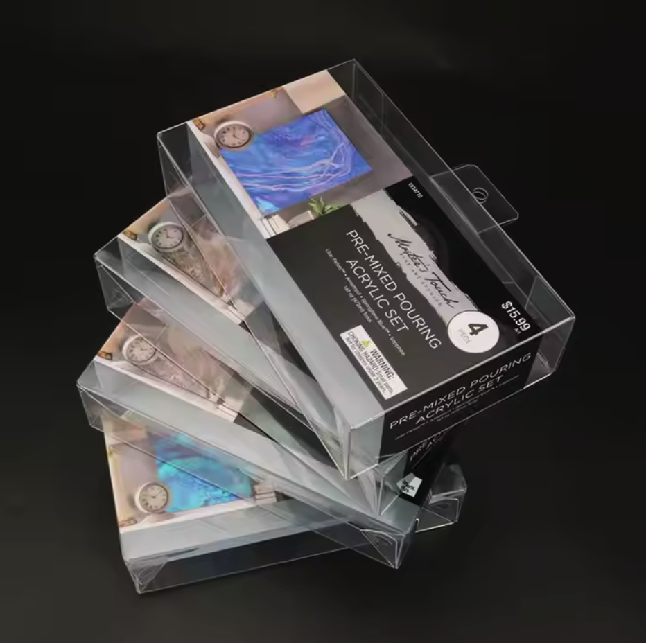 Transparent Plastic Printed PVC Box Display Packaging