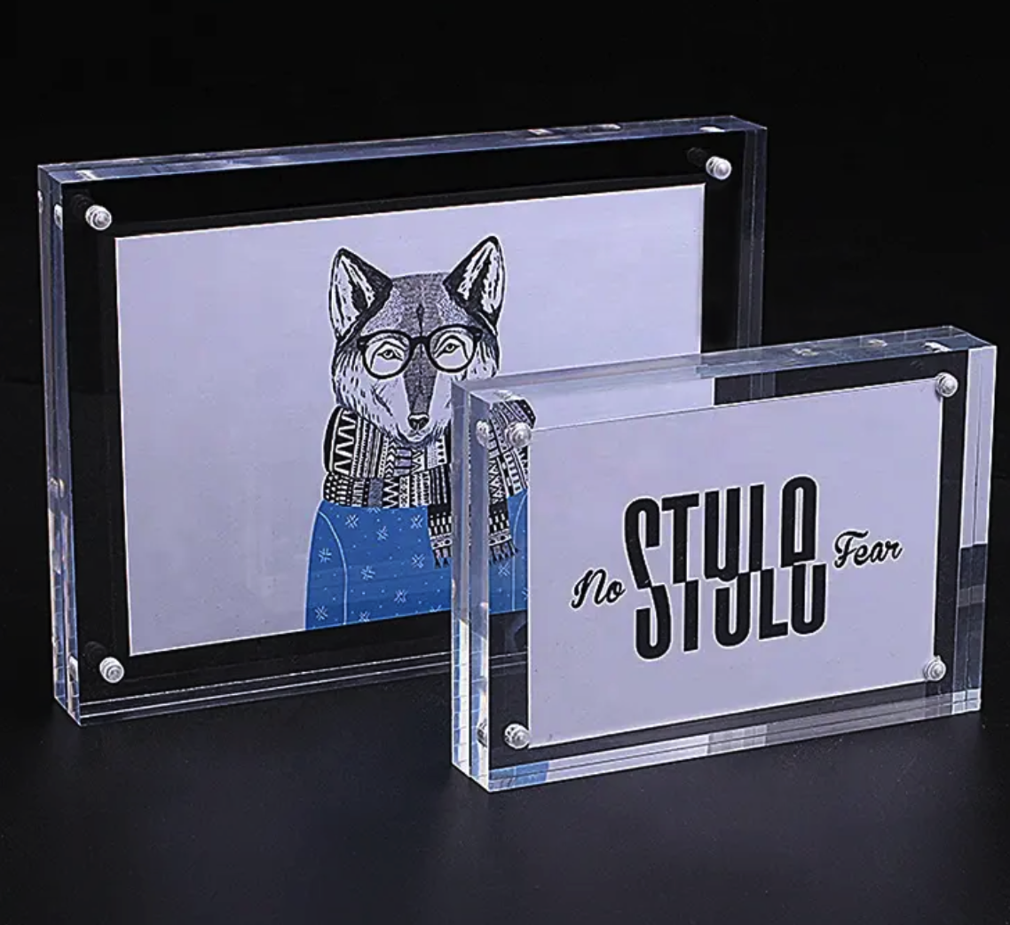Colorful Magnetic Acrylic Photo Frame