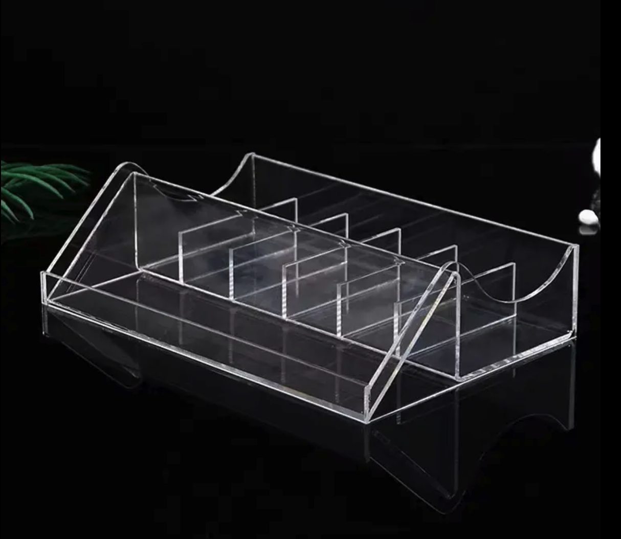 Durable 5/7 Grids Acrylic Belt Organizer and Display Case for Closet Retail Shop Storage and Showcase Use