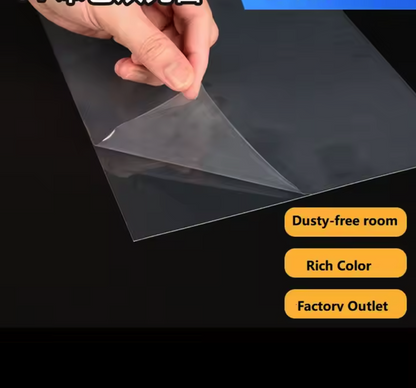 PP Sheet Double-Sided Smooth Mirror Plastic Materials Flower Packaging
