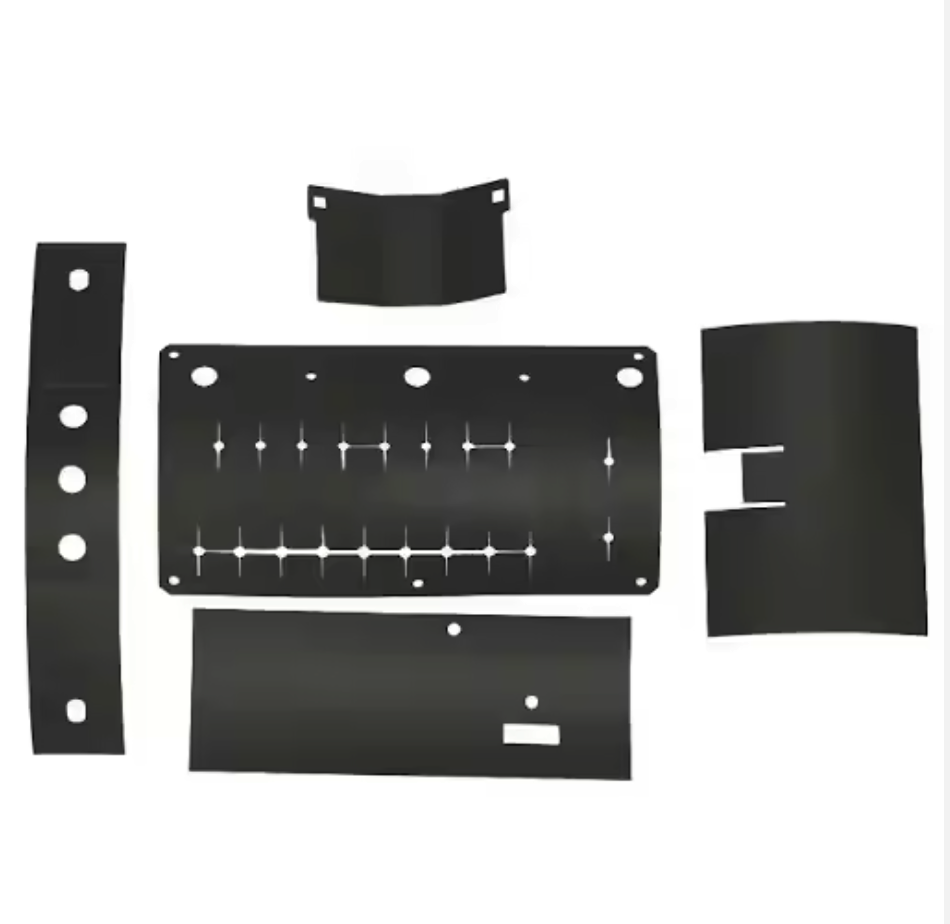 High Temperature and Flame Retardant Sheet Die Cut Anti Static Black for pp Electronic Packaging Material