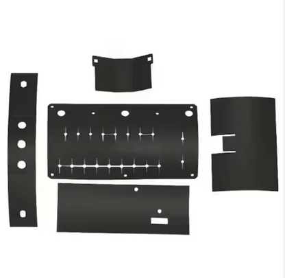 High Temperature and Flame Retardant Sheet Die Cut Anti Static Black for pp Electronic Packaging Material