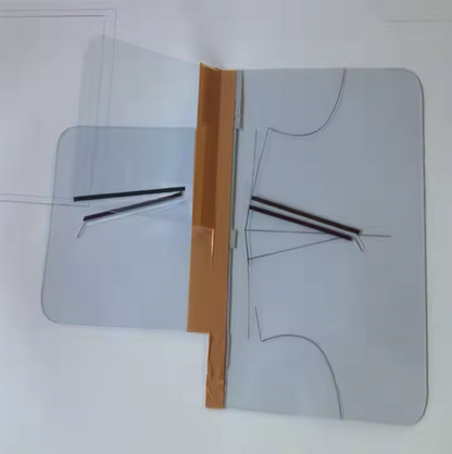 Size 900*1500mm Garment Sewing Templates PVC Sheet for Clothing Model