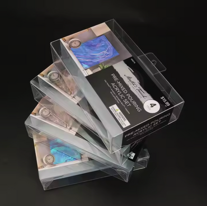 Transparent Plastic Printed PVC Box Display Packaging