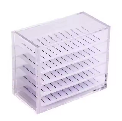 Eyelash Extension Storage Dustproof Organizer Collection Box Acrylic Eye Lash Box